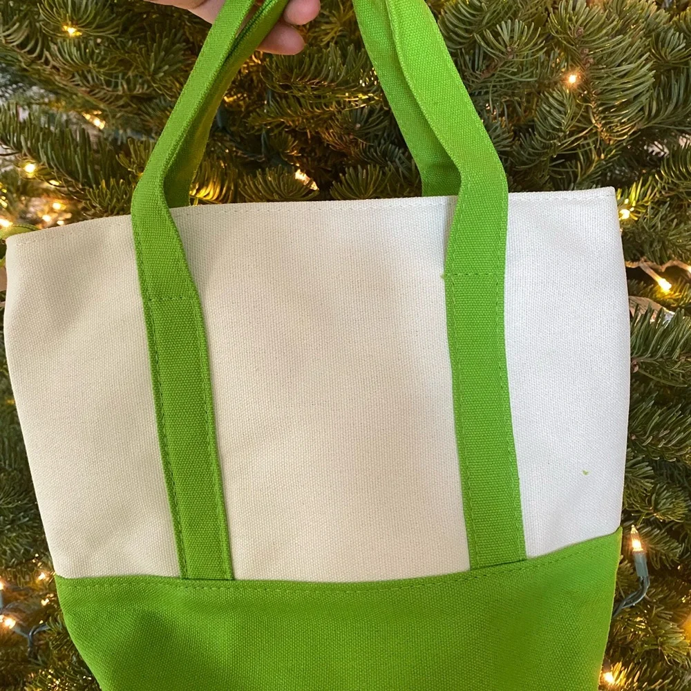 Starbucks Green and Cream Tote Bag